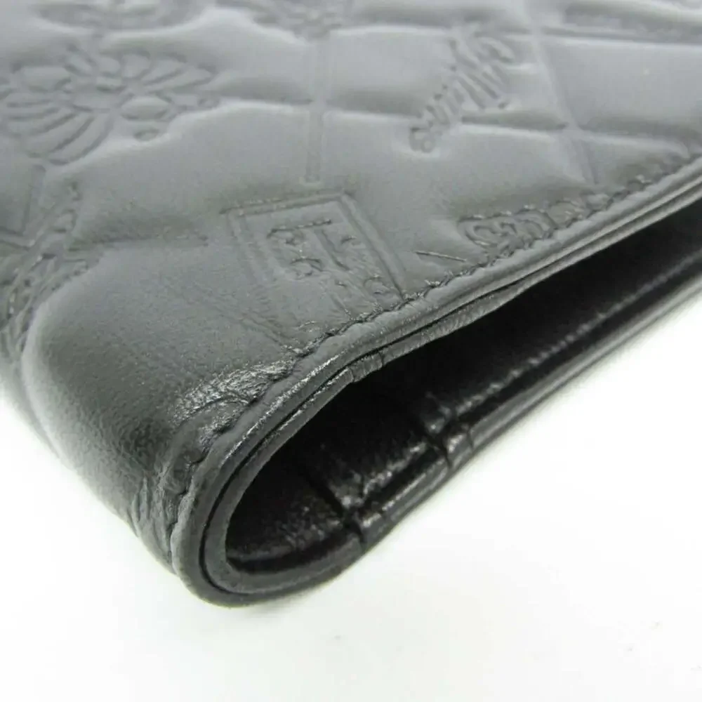 CHANEL Black Leather Wallet